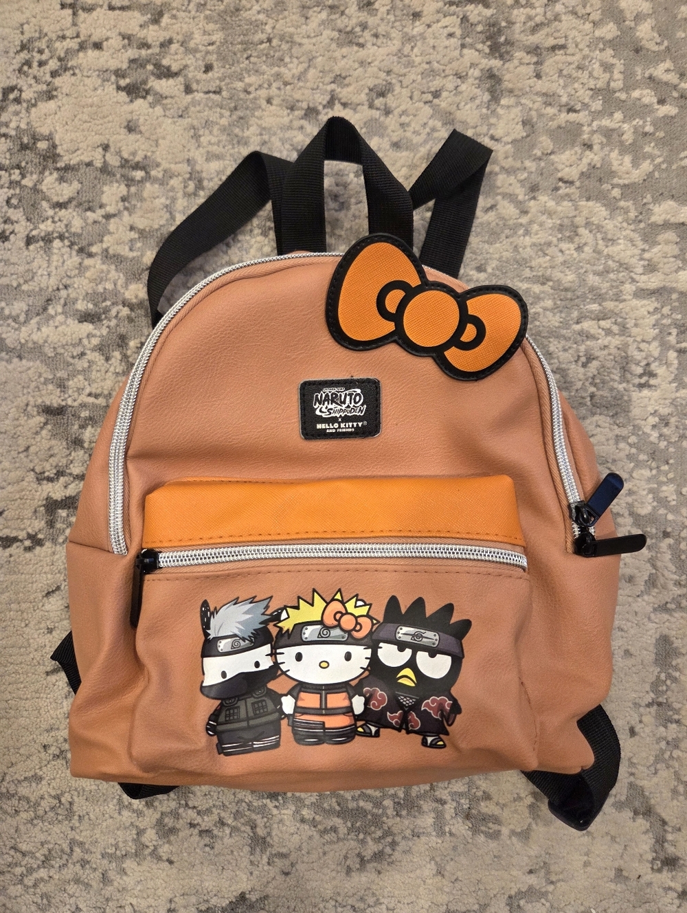 Bioworld Naruto Shippuden x Hello Kitty Sanrio Mini Backpack.
